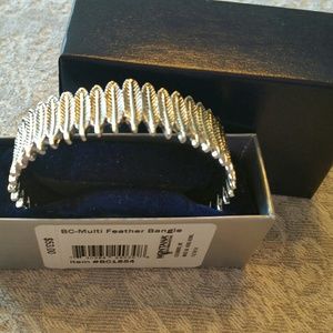 Montana silversmith's feather bangle